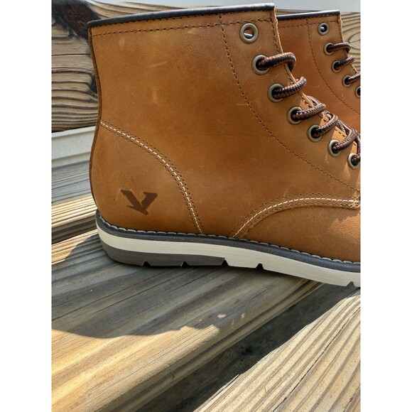 NEW Territory Men’s Axel Chukka Boot Brown Size 9.5 Wide Lace Up Leather main image 5